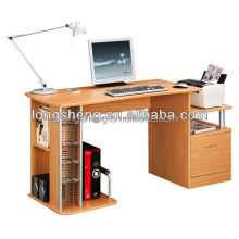 Computer Table Design With Rack and File Cabinet